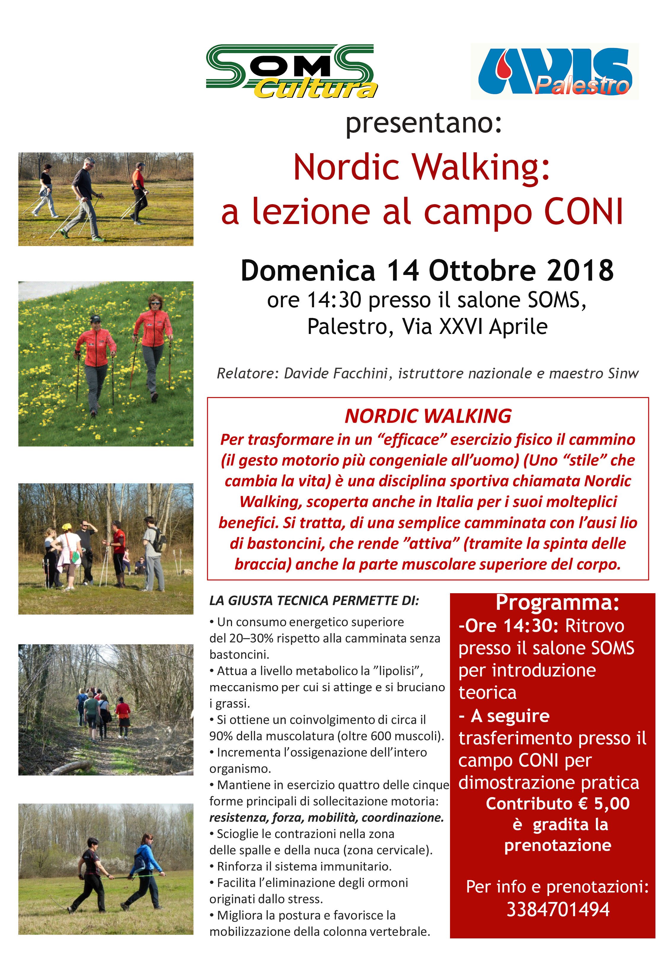 Locandina Nordic Walking